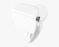 Toto Entrada Close Coupled Elongated Two Piece toilet 3D 모델 