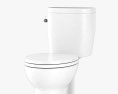 Toto Entrada Close Coupled Elongated Two Piece toilet 3D-Modell