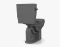 Toto Entrada Close Coupled Elongated Two Piece toilet 3D模型