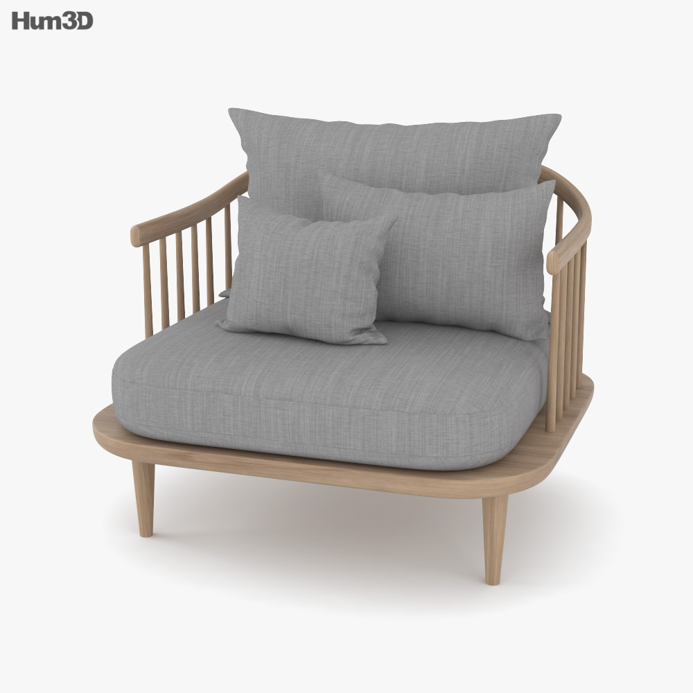 Tradition Fly SC1 Lounge chair 3D модель