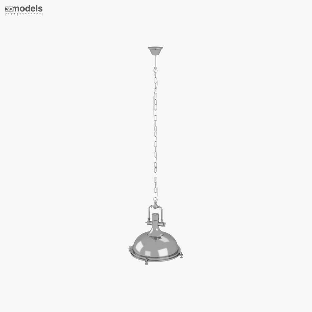 Trio Boston 301800107 Hanging lamp 3Dモデル