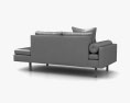 Vioski Chicago Lounge Sofa Modèle 3d