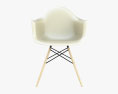 Vitra Eames Sessel aus Kunststoff 3D-Modell
