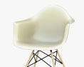 Vitra Eames Fauteuil en plastique Modèle 3d