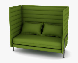 Vitra Alcove Two-Seater sofa 3D model