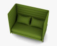 Vitra Alcove Двомісний диван 3D модель