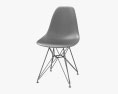 Vitra Eames DSR Cadeira Lateral Modelo 3d