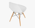 Vitra Eames Plastic DSW Side chair 3d model