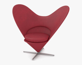 Vitra Verner Panton Heart Cone Chair 3D model