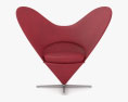 Vitra Verner Panton Heart Cone Cadeira Modelo 3d