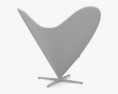 Vitra Verner Panton Heart Cone Chaise Modèle 3d