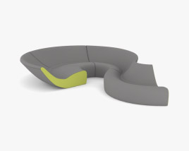 Walter Knoll Circle Sofa Modèle 3D