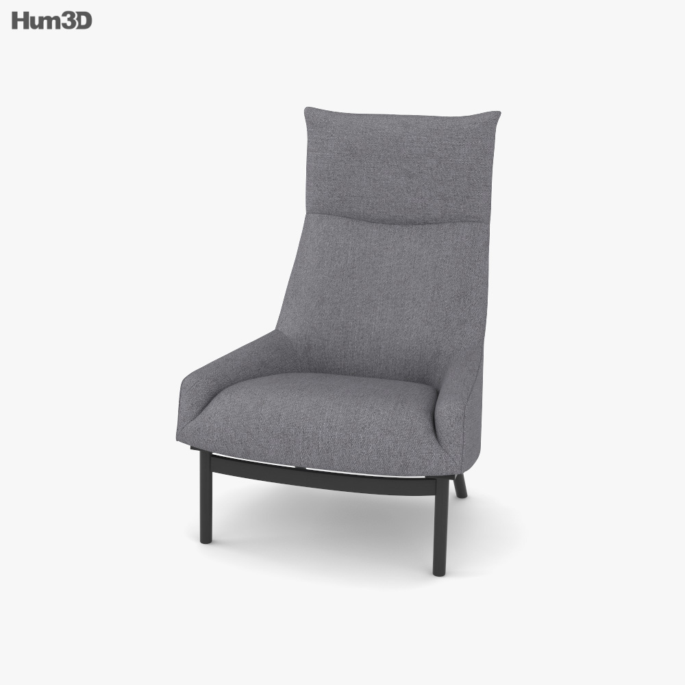 Wendelbo Sunday Lounge chair 3D модель