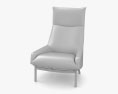 Wendelbo Sunday Lounge chair 3d model