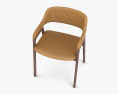 West Elm Abilene Leather chair 3d model