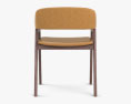 West Elm Abilene Leather chair 3d model