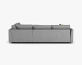 West Elm Haven Sectional sofa 3D модель