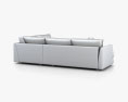 West Elm Haven Sectional sofa 3D модель