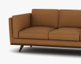 West Elm Zander Sofa 3d model