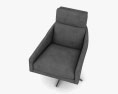 West Elm Austin Swivel armchair 3D модель