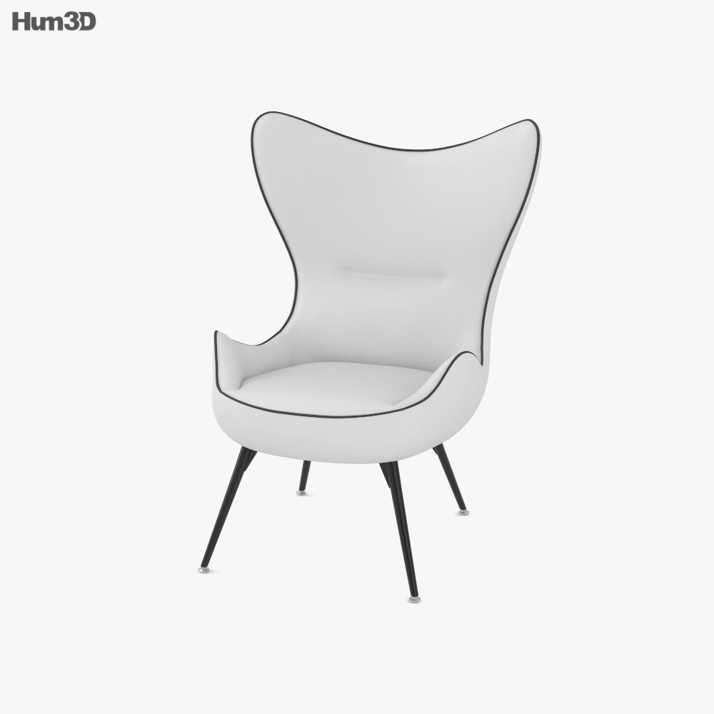 Wittmann Contessa Chair 3D model