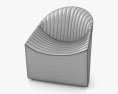 Wittmann Oyster Sessel 3D-Modell
