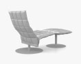 Woodnotes K Chair And Ottoman 3d model