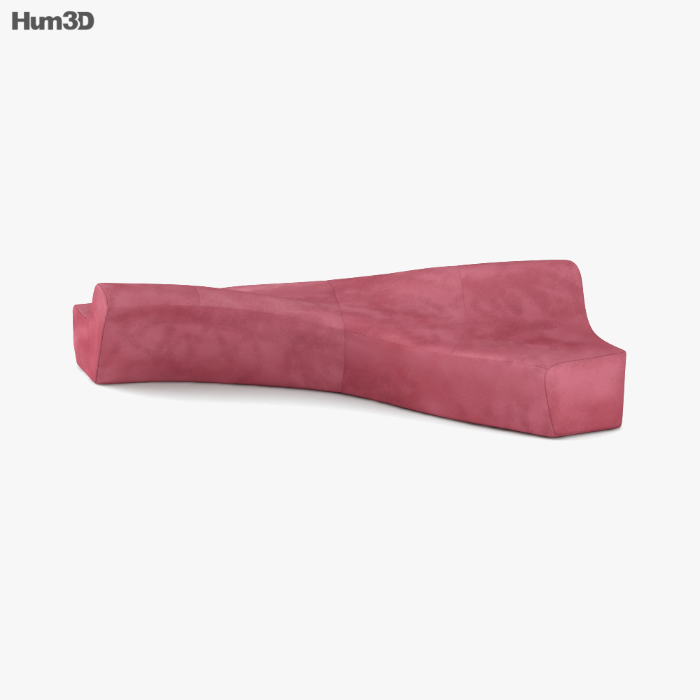 Zaha Hadid Moraine Sofa 3D model
