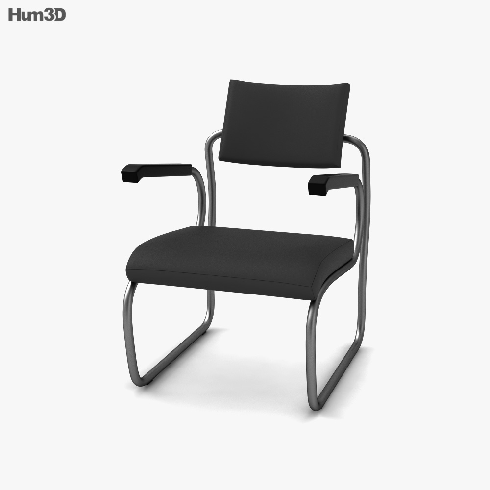 Zanotta Santelia 肘掛け椅子 3Dモデル