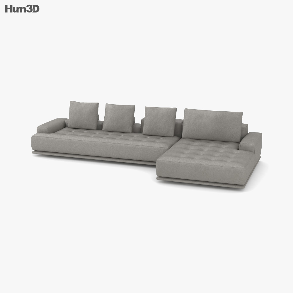 Zanotta Shiki Sofa Modèle 3D