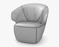 Zanotta Arom 肘掛け椅子 3Dモデル