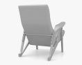 Zanotta Glida 扶手椅 3D模型