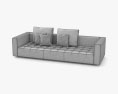 Zanotta Kilt Sofa 3D-Modell