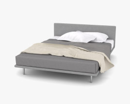 Zanotta Milano Bed 3D model