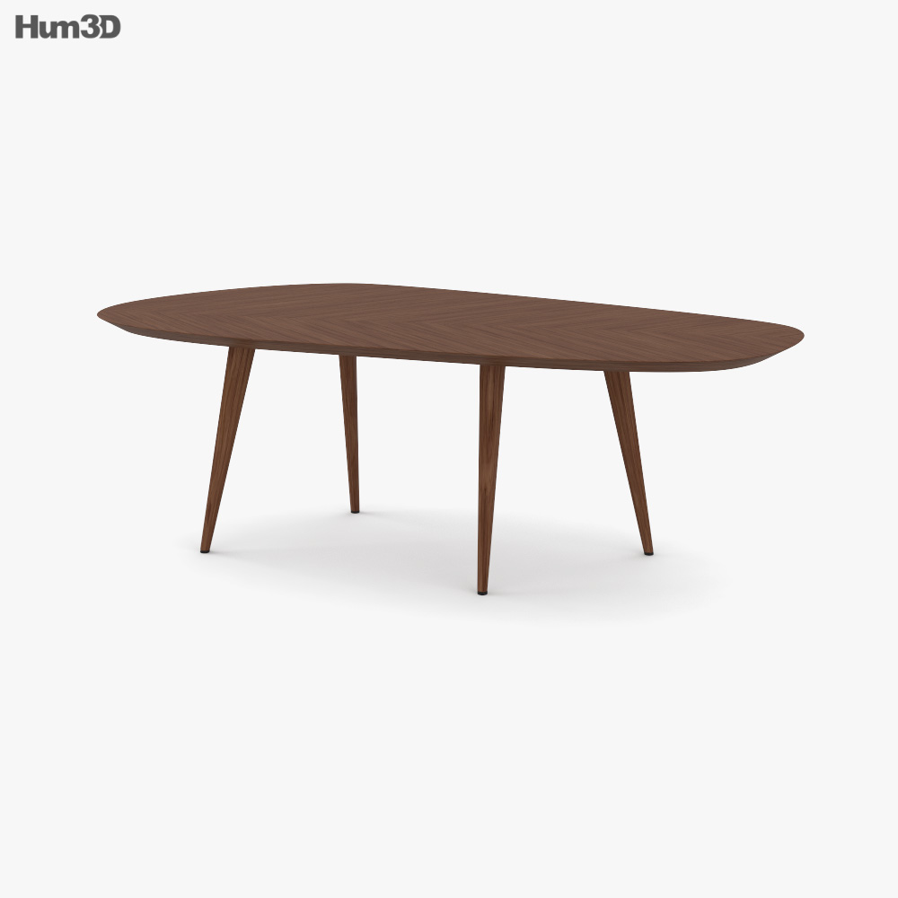 Zanotta Tweed Tisch 3D-Modell