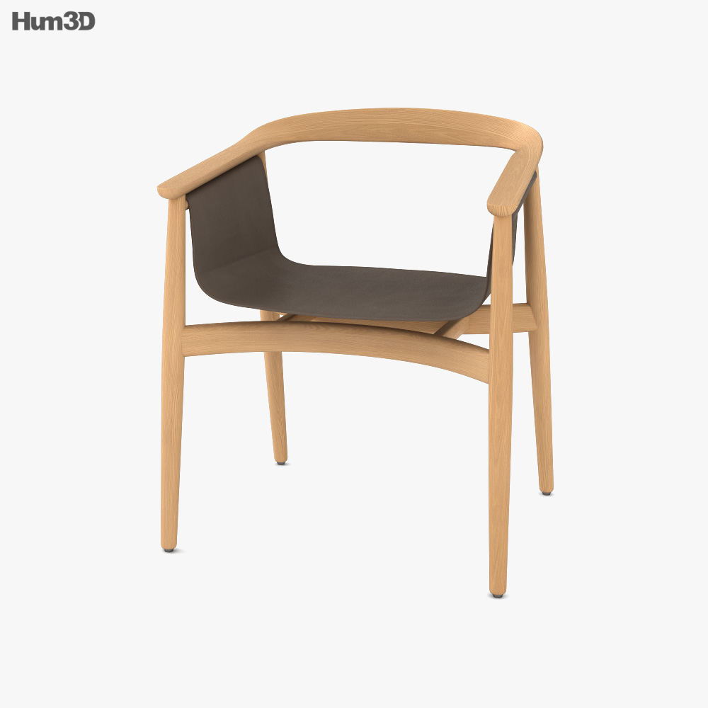 Zeitraum Pelle Sessel 3D-Modell