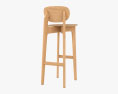 Zeitraum Zenso Bar chair 3Dモデル