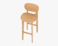 Zeitraum Zenso Bar chair Modello 3D