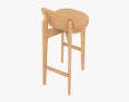 Zeitraum Zenso Bar chair Modello 3D