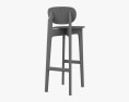Zeitraum Zenso Bar chair 3D 모델 
