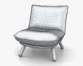 Zuiver Lazy Sack Lounge chair 3D 모델 