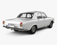 GAZ 24 Volga 1967 3D模型 后视图