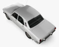 GAZ 24 Volga 1967 3D模型 顶视图