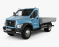 GAZ GAZon NEXT (C41R11) フラットベッドトラック 2017 3Dモデル