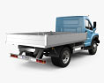 GAZ GAZon NEXT (C41R11) フラットベッドトラック 2017 3Dモデル 後ろ姿