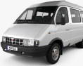 GAZ 3221 Gazelle Passenger Van 2000 3d model