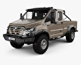 GAZ Vepr NEXT 双人驾驶室 Pickup Truck 2017 3D模型