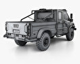GAZ Vepr NEXT Cabine Dupla Pickup Truck 2017 Modelo 3d