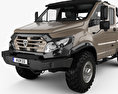 GAZ Vepr NEXT Cabine Dupla Pickup Truck 2017 Modelo 3d