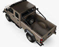 GAZ Vepr NEXT Doppelkabine Pickup Truck 2017 3D-Modell Draufsicht